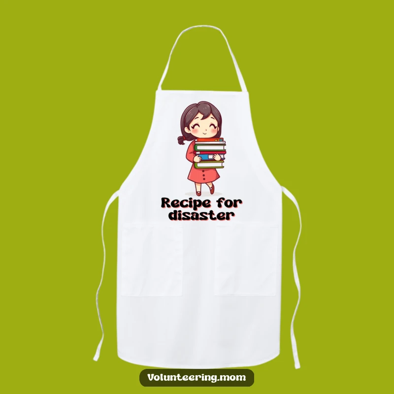 Funny Busy Mom Apron: Cook Up Stories with This Hilarious Book Gift