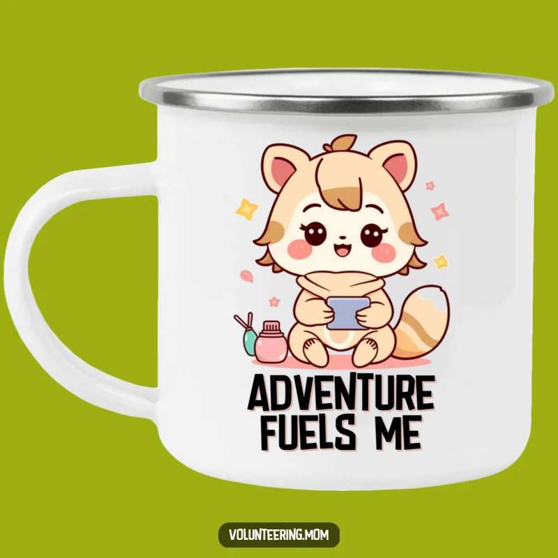 Adventure Funny Mug: Kawaii Mom Animal Multitasking Joy