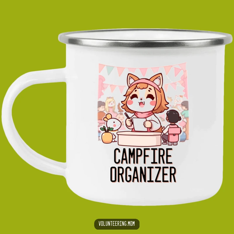Adventure Funny Mug: Kawaii Mom Community Organizer