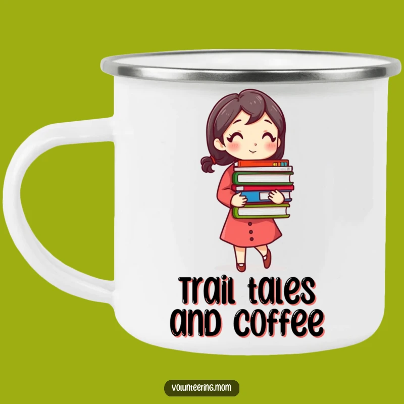 Funny Busy Mom Camping Mug: Sip Adventures with This Hilarious Book Gift