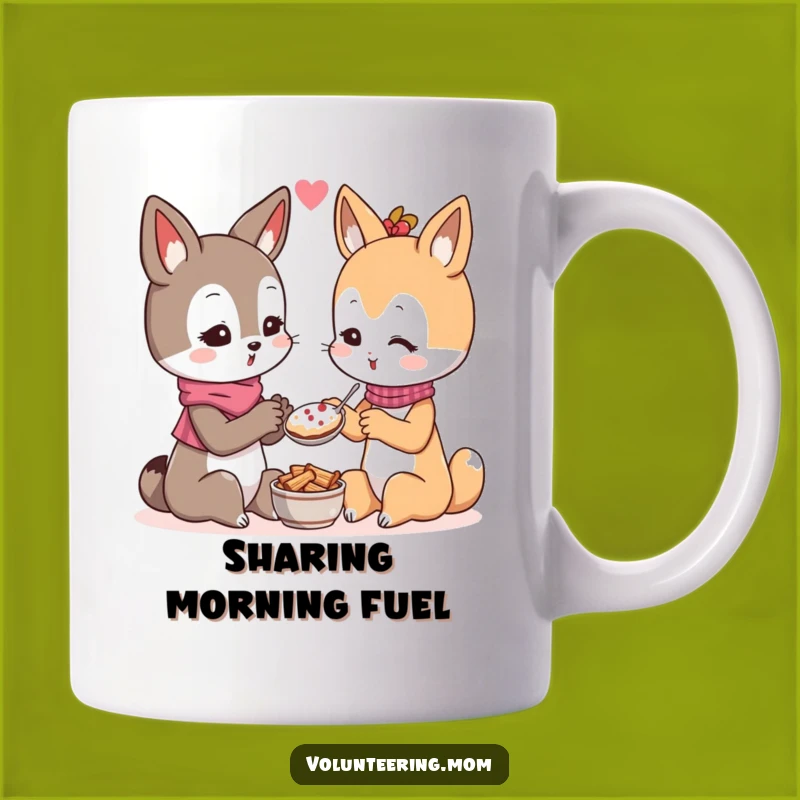 Funny Kawaii Mom Sharing Mug - Generous Kindness Gift