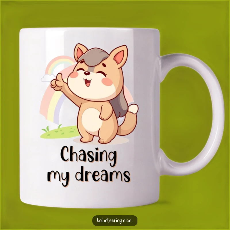 Embrace wonder with this funny Mom animal mug! A symbol of hope and excitement.