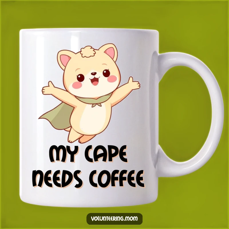 Celebrate the everyday heroics of moms with this mug featuring a superhero mom animal. A perfect funny gift for parents.
