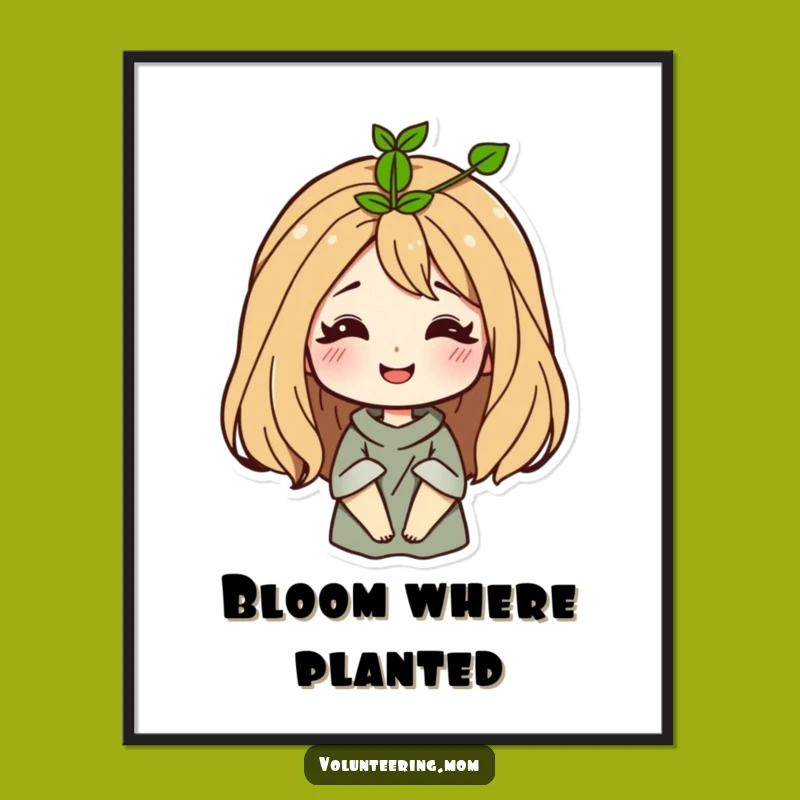 Funny Mom Sprout Digital Art: Decorate Walls with This Hilarious Mom Gift