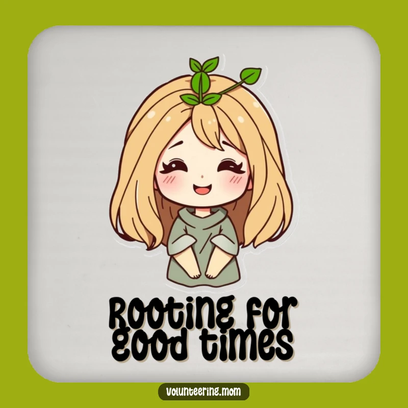 Funny Mom Sprout Coaster Set: Protect Surfaces with This Hilarious Mom Gift
