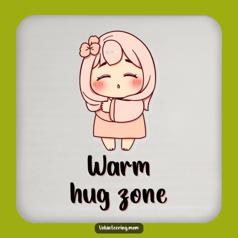 Funny Mom Hug Coasters: Protect Surfaces with this Loving Funny Gift Set