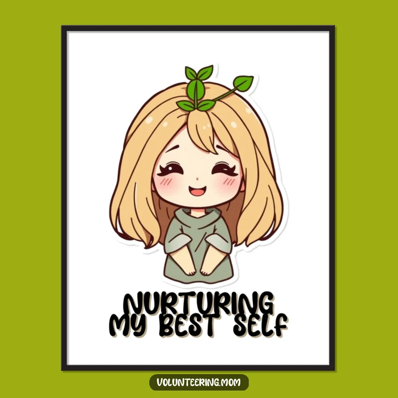 Funny Mom Sprout Poster: A Blooming Hilarious Gift for Mom's Wall Art