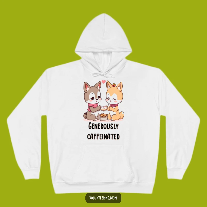 Cozy Funny Kawaii Mom Sharing Hoodie - Warm Kindness Gift