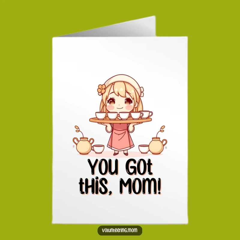Free Printable Congrats Card: Mom's Coffee Tray Funny Downloadable Gift