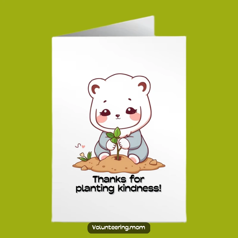 Free Printable Thank You Card: Grateful Planting Kawaii Mom, Thoughtful DIY Gift