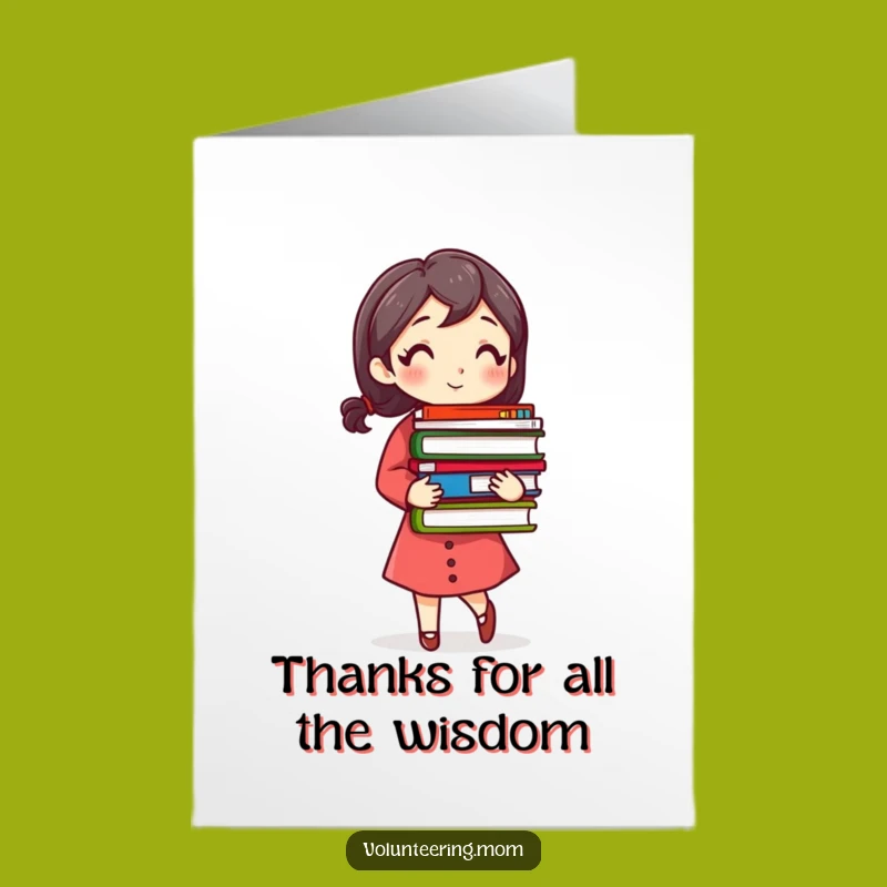 Free Printable Thank You Card: Busy Book Mom Expressing Thanks with Literary Flair!