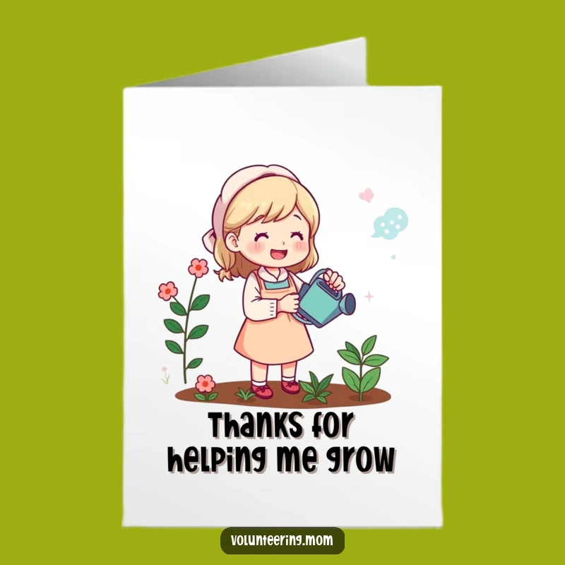 Free Printable Thank You Card: Funny Mom Gardener, Grateful Blooms, Downloadable Gift