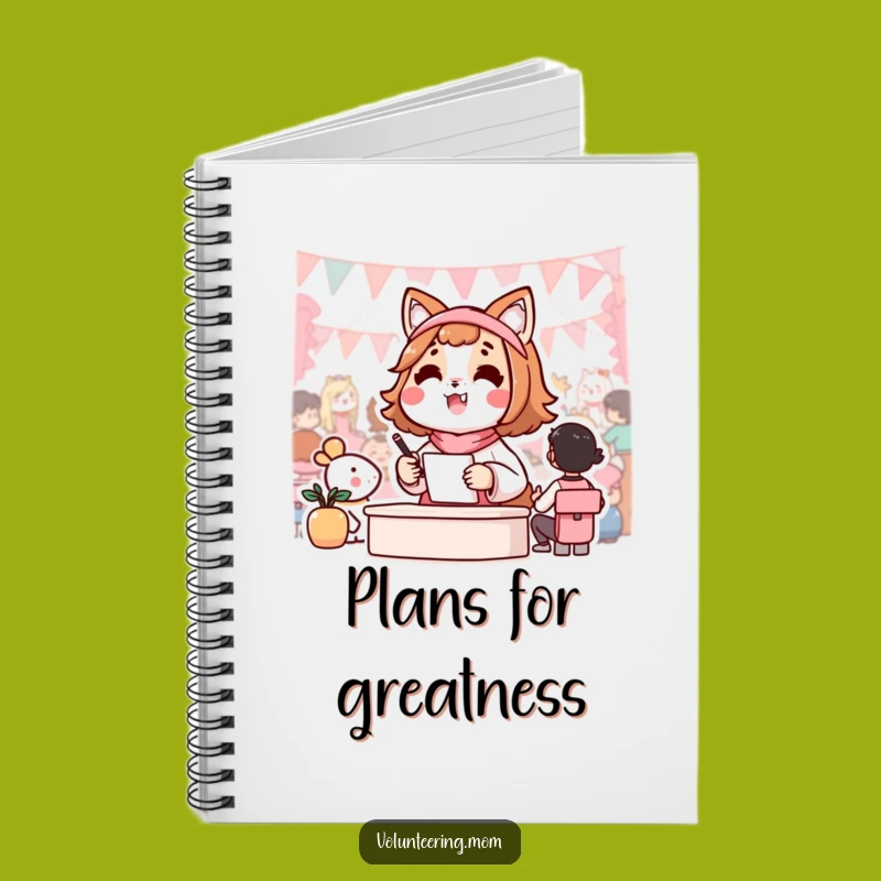Funny Notebook: Kawaii Mom's Community Event Planner