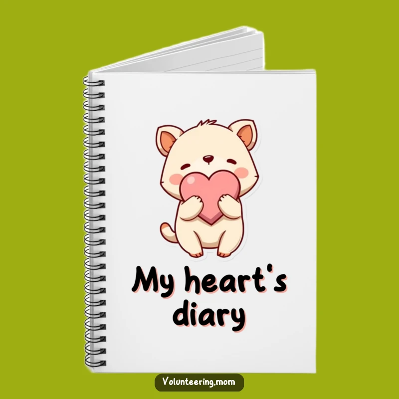 Funny Hug Notebook: Journal Your Love with Animal Character's Embrace