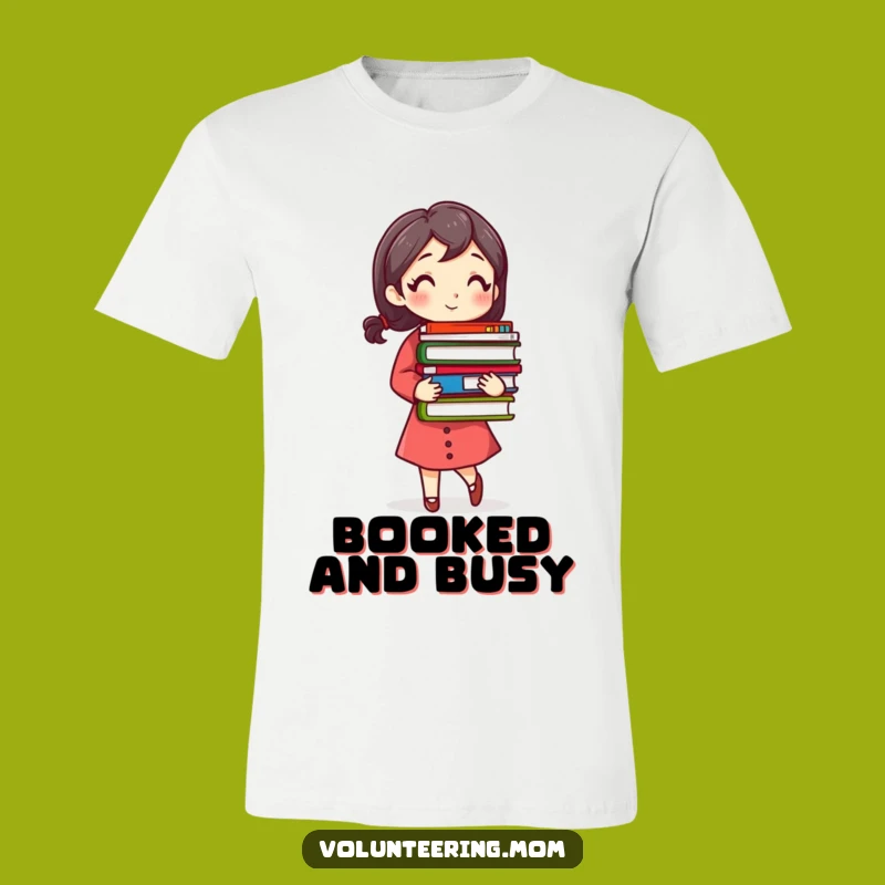 Funny Busy Mom T-Shirt: Hilarious Gift for The Mom Juggling Books