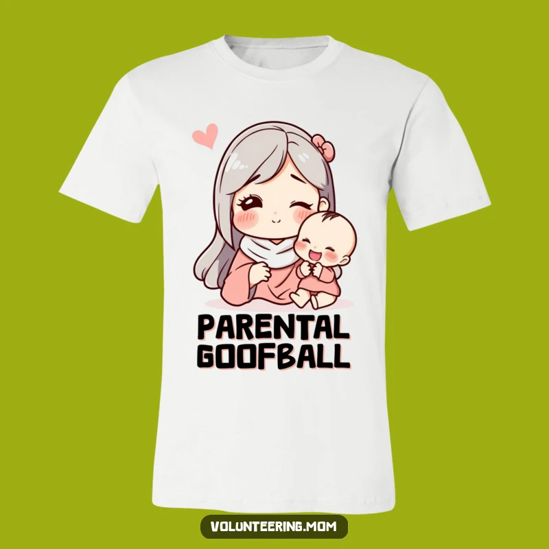 Celebrate the fun of parenthood with this funny t-shirt of a mom making a funny face for her child. A fantastic funny gift for playful moms!